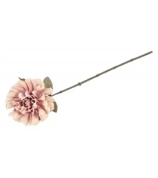 Kunstig dahlia lys rosa 57 cm