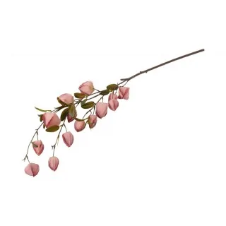 Kunstig japansk lygte Physalis i rosa – 94 cm