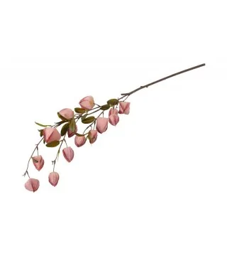 Kunstig japansk lygte Physalis i rosa – 94 cm