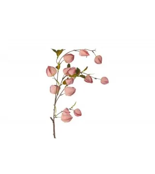 Kunstig japansk lygte Physalis i rosa – 94 cm