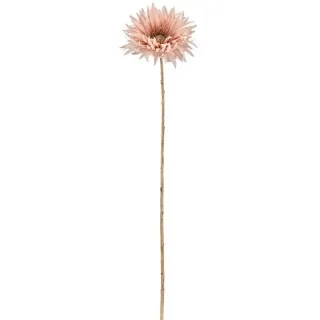 Gerbera rosa m/ guld h 63 cm