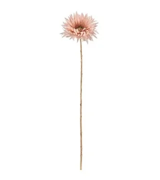 Gerbera rosa m/ guld h 63 cm