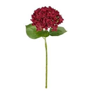 Hortensia bordeaux real touch h 60 cm