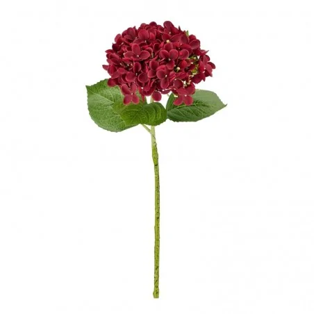 Hortensia bordeaux real touch h 60 cm