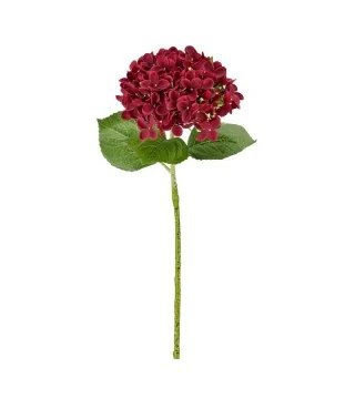 Hortensia bordeaux real touch h 60 cm