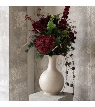 Hortensia bordeaux real touch h 60 cm