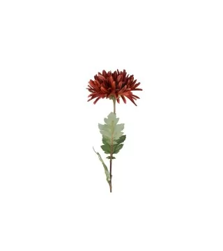 Kunstig krysantemum brun - h 68 cm