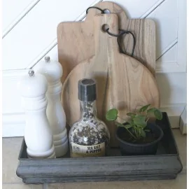 Bakke i antique zink look - Lille