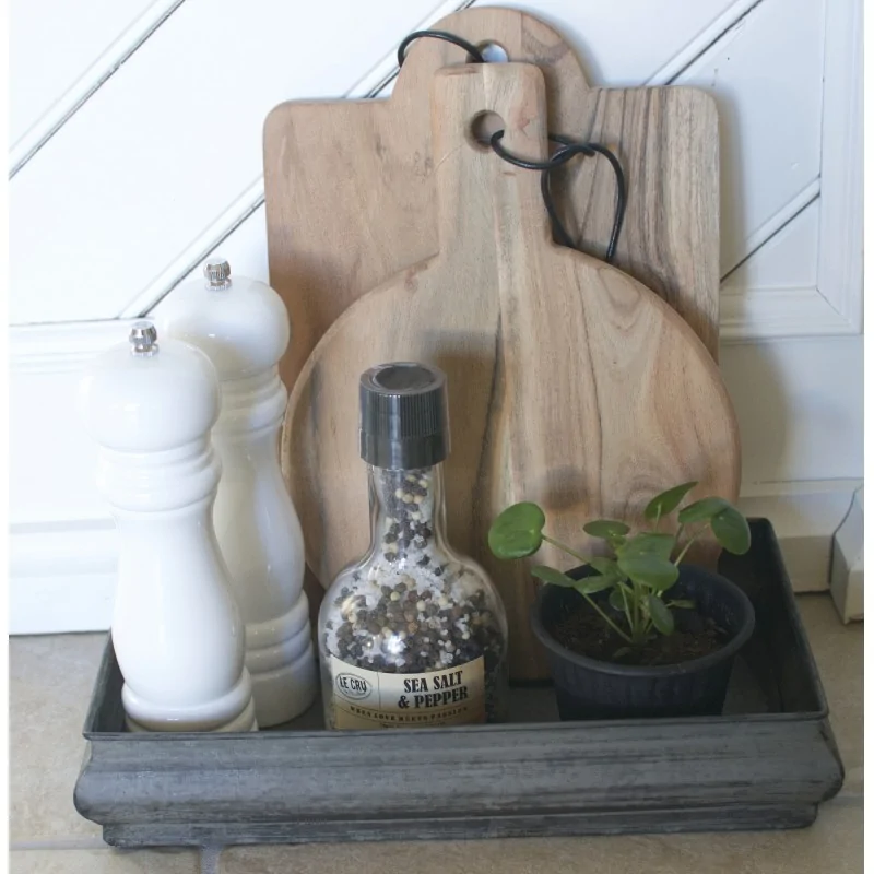 Bakke i antique zink look - Lille