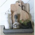 Bakke i antique zink look - Lille
