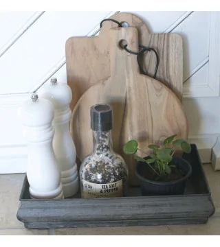 Bakke i antique zink look - Lille