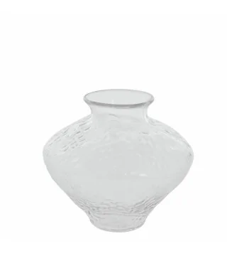 Cienne glasvase fra Lene Bjerre i clear – D29 x H26 cm.