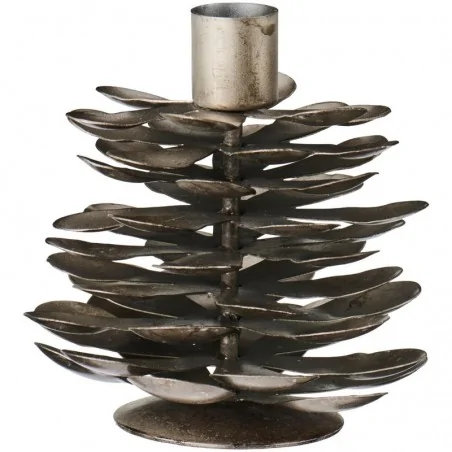 Lysestage Kogle Eira i messing til 2,2 cm lys