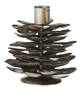Lysestage Kogle Eira i messing til 2,2 cm lys