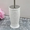 Toiletbørste i hvid keramik fra Chic Antique
