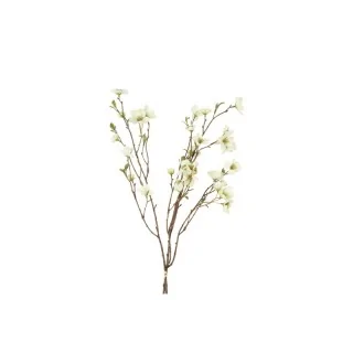 Kunstig Helleborus – 2 stk. hvid, H 75 cm