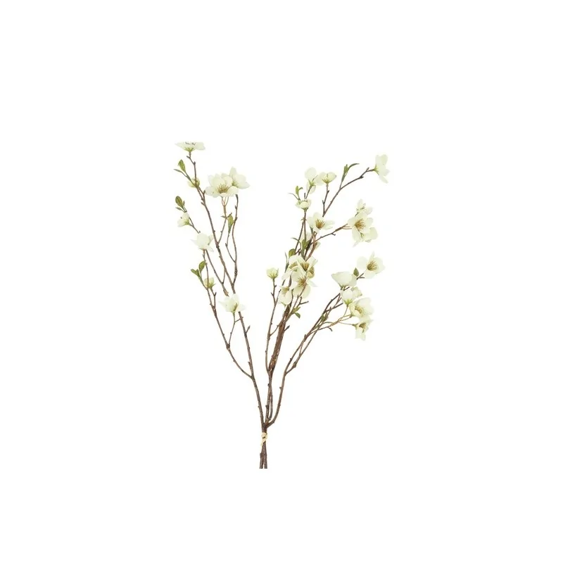 Kunstig Helleborus – 2 stk. hvid, H 75 cm
