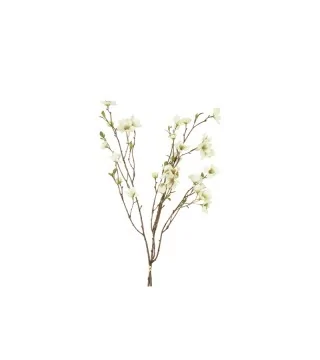 Kunstig Helleborus – 2 stk. hvid, H 75 cm