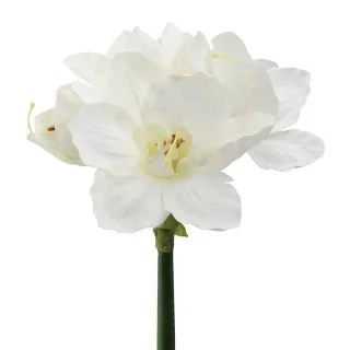 Kunstig Amaryllis hvid – 66 cm