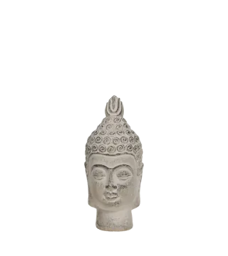 pyntefigur i form af buddha hoved