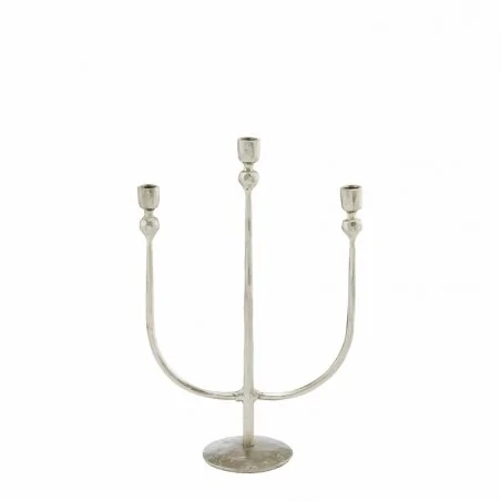 Lene Bjerre 3-armet lysestage – sølv 24,5 cm