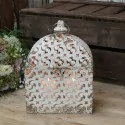 Lanterne / box i romantisk look - creme