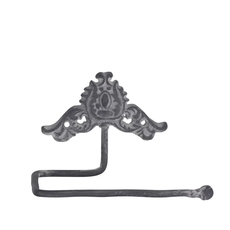 Toiletpapirholder m. dekor - mørk