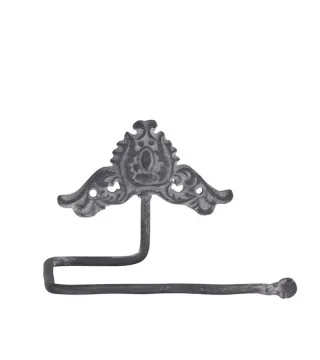 Toiletpapirholder m. dekor - mørk