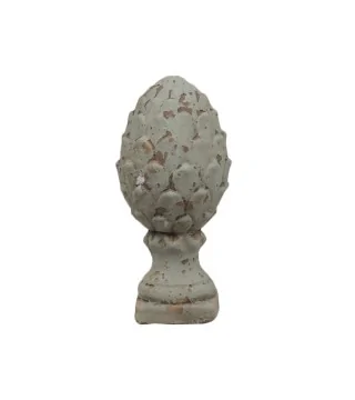 Dekor / kogle på fod i cement - 20 cm
