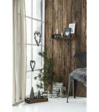 Juletræ i zink look - 25,5 cm